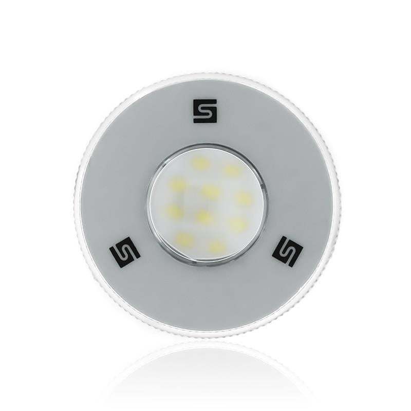 SANEL 12V-24V SPOT TAVAN LAMBASI 6 LEDLİ 3000K SICAK BEYAZ (6 X 3W) (75 MM) (BUTONSUZ)