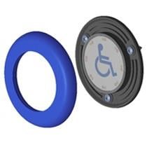 SANEL 9V-32V KAPASATIF SENSÖRLÜ BUTON (DOKUNMATIK) MAVİ 16 LEDLİ 100*13