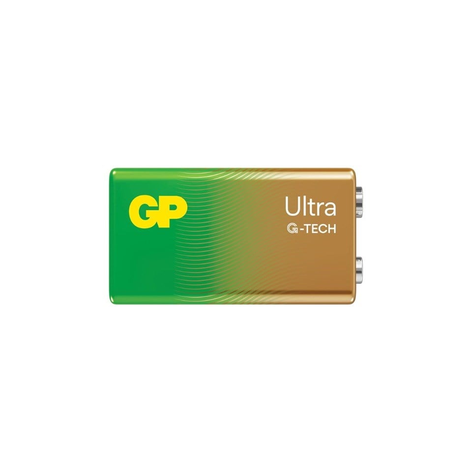GP 9V ULTRA ALKALINE G-TECH PİL (26.5*48.5 MM ) 1604AU-6LR61