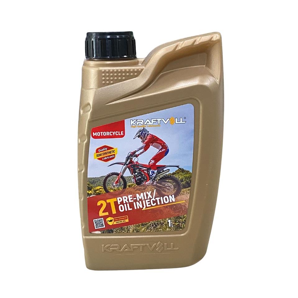 KRAFTVOLL İKİ ZAMANLI MOTOR YAĞI (50 CC'DEN KÜÇÜK MOTORLAR İÇİN) (2T) (1 LT)