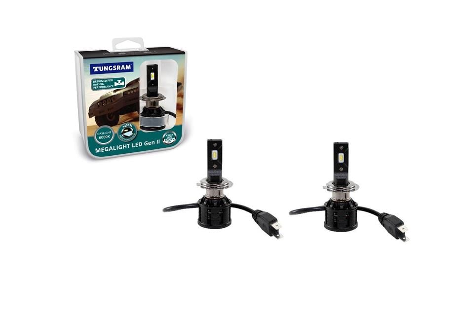 TUNGSRAM 12V-24V H7 CSP LED XENON FAR AMPUL SETİ 6000K 8000 LÜMEN