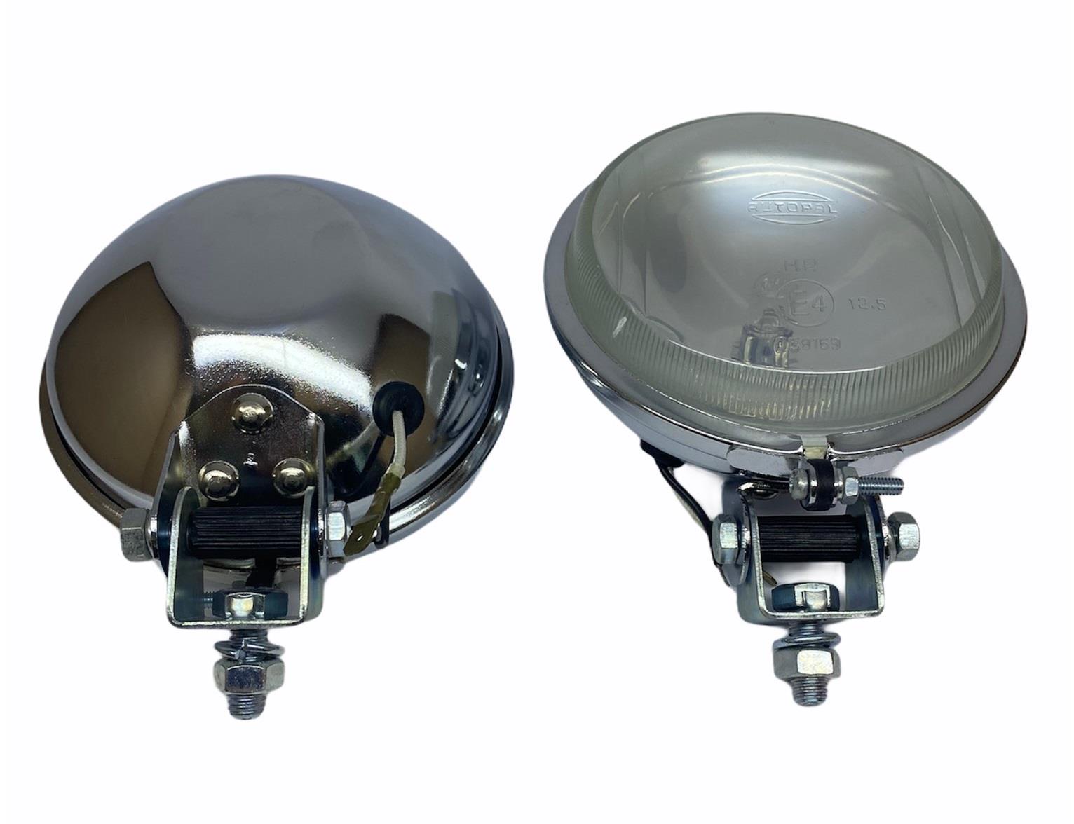 12V SİS LAMBASI YUVARLAK 12 CM KROM BEYAZ TAKIM