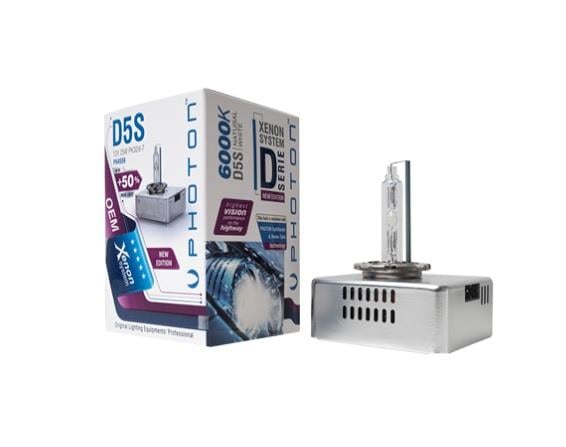 PHOTON 12V-85V XENON AMPUL D5S 6000K +%50 FAZLA IŞIK
