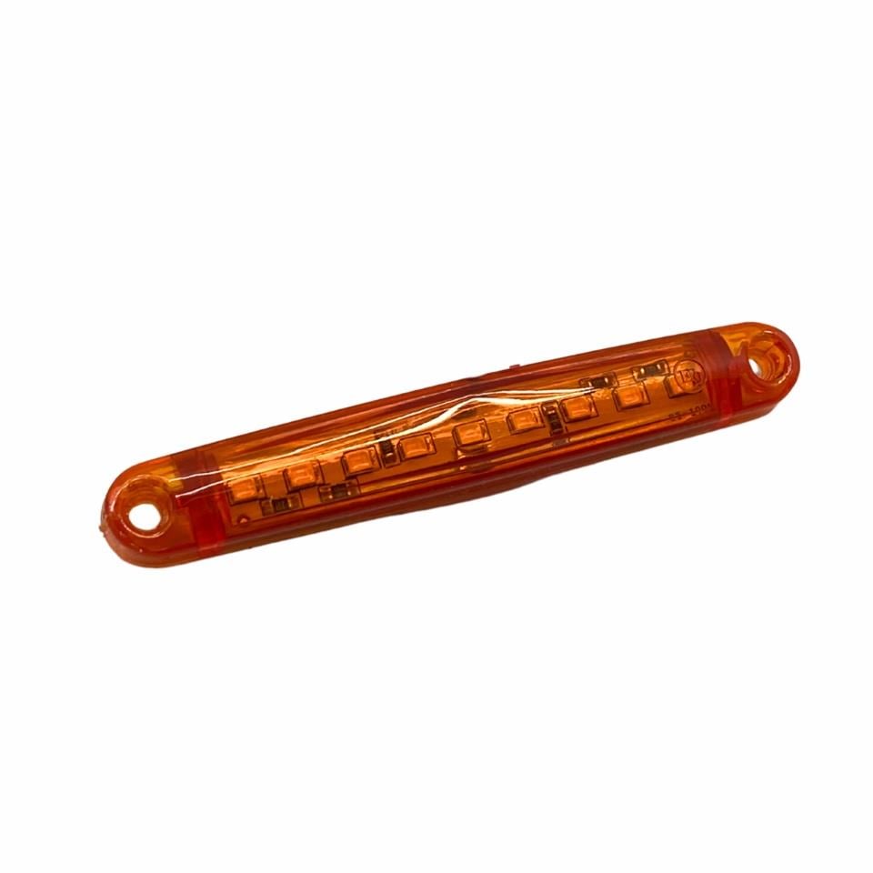 12V-24V PARMAK LAMBA 9-LEDLİ SARI (100*15 MM) 