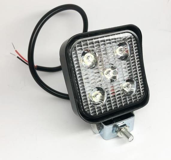 10V-48V OFF-ROAD MOTOSİKLET LAMBA BEYAZ KARE (5X3W POWER LEDLİ) (83*83 MM)