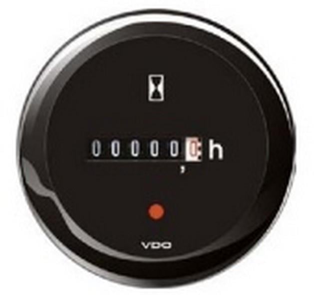 VDO 12V-24V MOTOR ÇALIŞMA SAATİ 52 MM (8 FİŞ SOKETLİ)