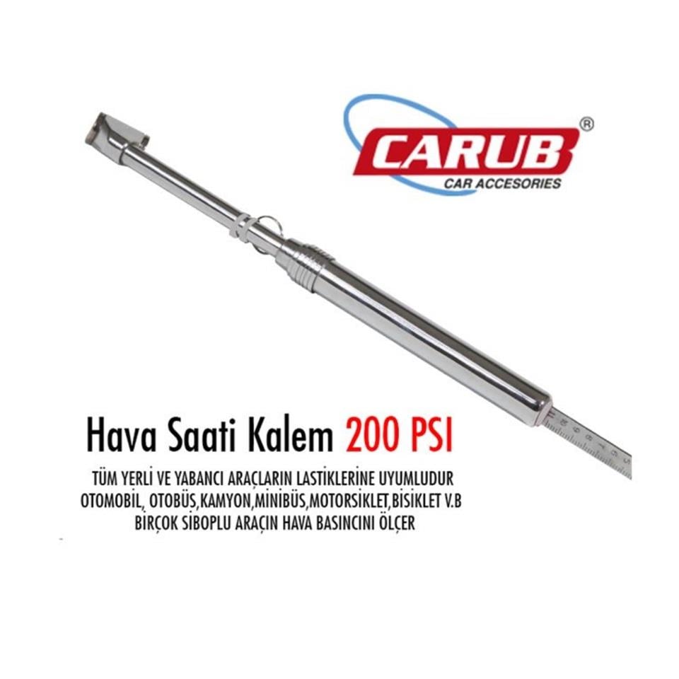 LASTİK HAVA BASINÇ ÖLÇER (10-200 psi) (MEKANİK) (METAL)