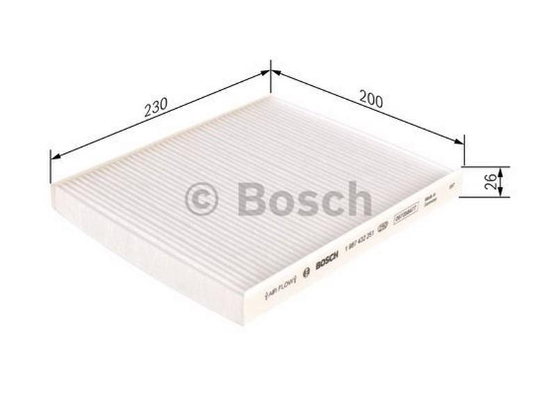 BOSCH POLEN FİLTRESİ ALFA ROMEO GUİLETTA 2010 > 