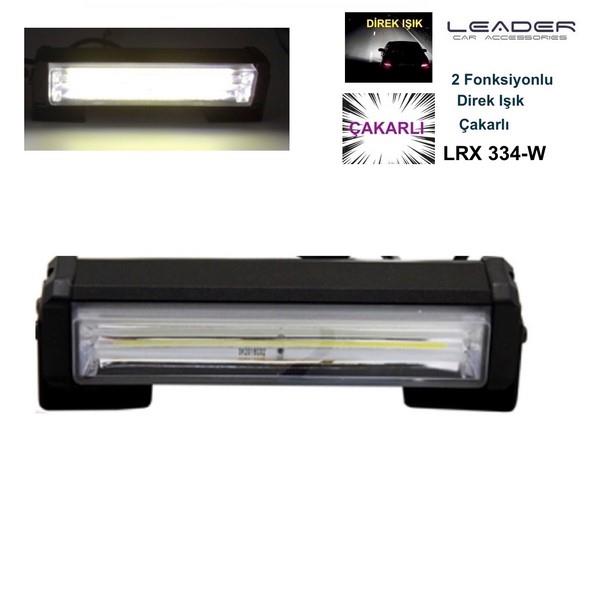 12V-24V GÜNDÜZ SÜRÜŞ-OFF-ROAD LAMBASI COB LEDLİ ÇAKARLI FONKSİYONLU (38 MM X 157 MM) UNIVERSAL