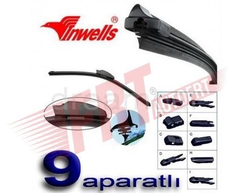 SİLECEK SÜPÜRGESİ 500 MM AEROTWIN (9 APARATLI)