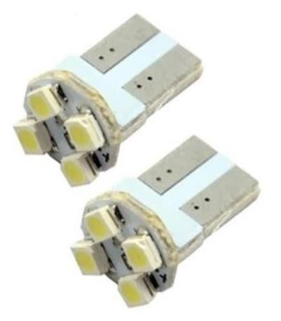 12V DİPSİZ AMPUL T10 (4 LEDLİ)  BEYAZ (2 AD)