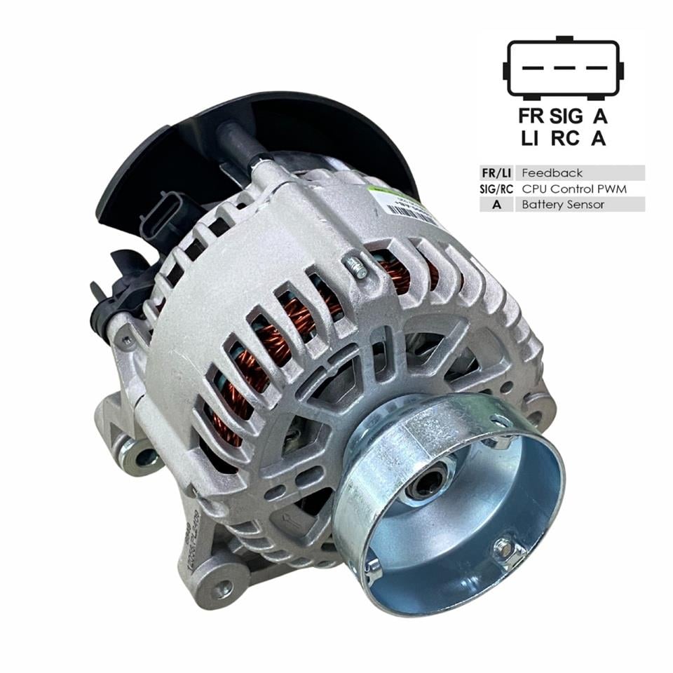 12V ALTERNATÖR DİNAMO 125 A (FR-SIG-A) FORD FOCUS/CONNECT 1.8 TDCI 1998 >