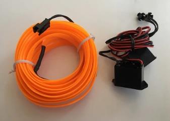 12V NEON IŞIKLI KABLO SARI İKİ RÖLELİ (5 MT)