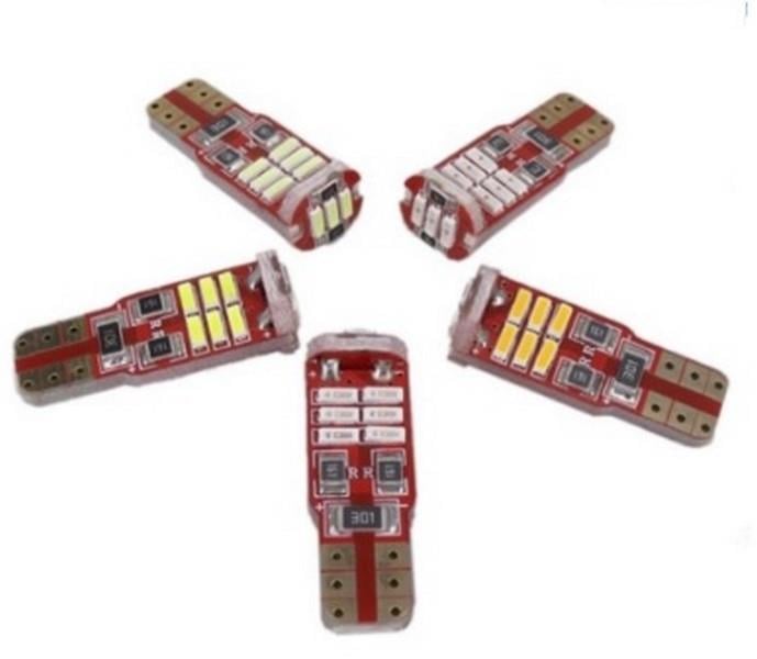 12V DİPSİZ AMPUL T10 15 LEDLİ BEYAZ (2 AD)