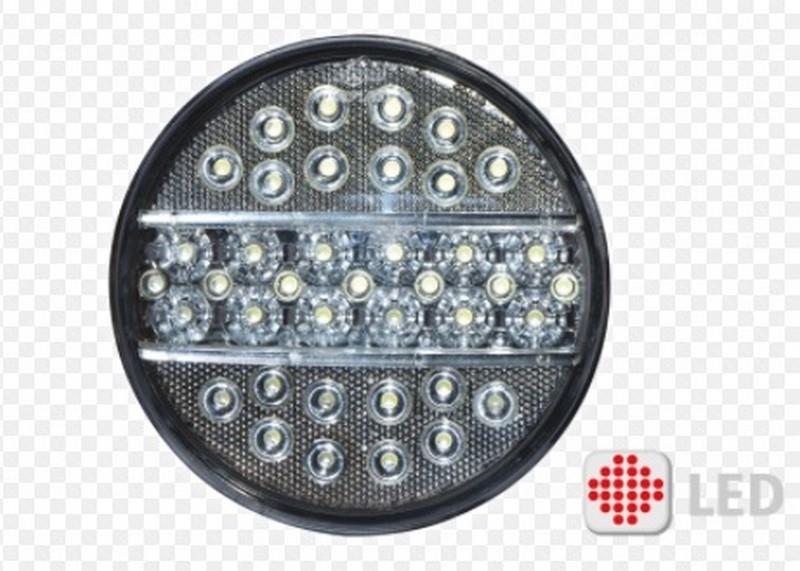 24V STOP LAMBASI YUVARLAK ( LEDLİ) (GERİ VİTES) (BEYAZ) (140*60)