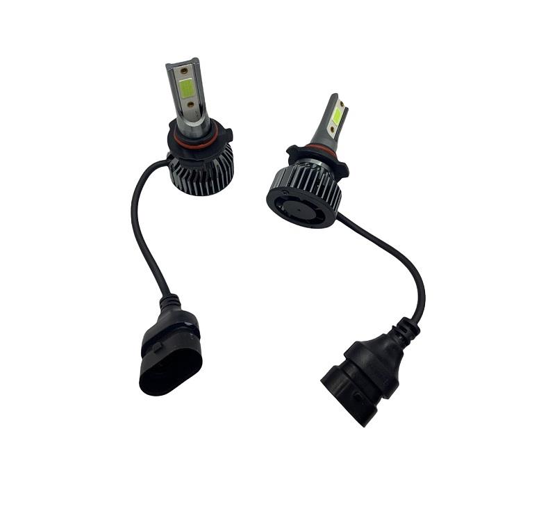 12V-24V HB3 9005 XENON LED FAR AMPUL SETİ 10.000K 8000 LÜMEN COB LED (BUZ MAVİ)