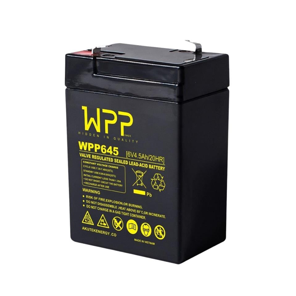 WPP 6V 4.5 AH AKÜ KURU TİP (68*65*97)