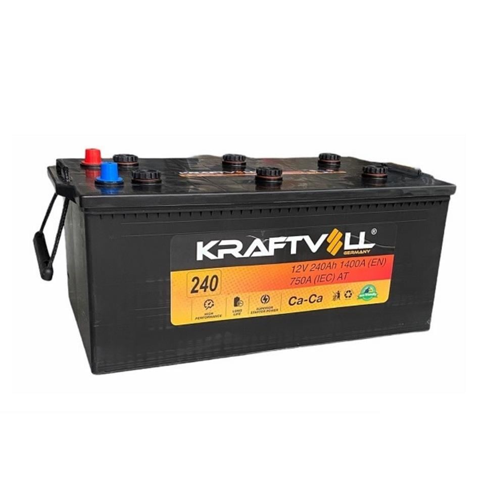 KRAFTVOLL 12V 240 AH AKÜ 1400 A (EN) (518*273*242)