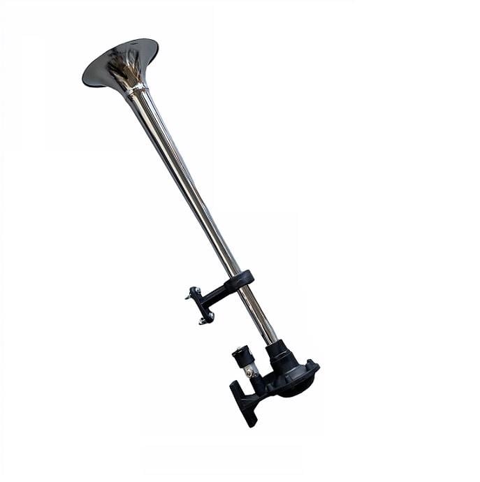 12V-24V HAVALI KORNA TEKLİ KROM 637 MM (MARİN)