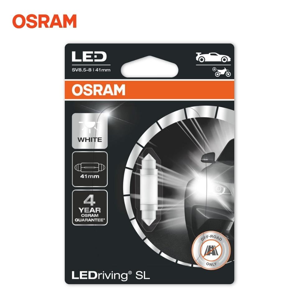 OSRAM 12V SOFİT AMPUL LED 0.6W BEYAZ (41 MM) (1 AD)