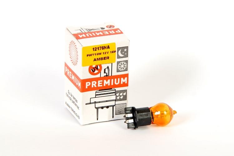 PREMIUM 12V GÜNDÜZ SÜRÜŞ AMPULÜ SARI (PWY19W) 