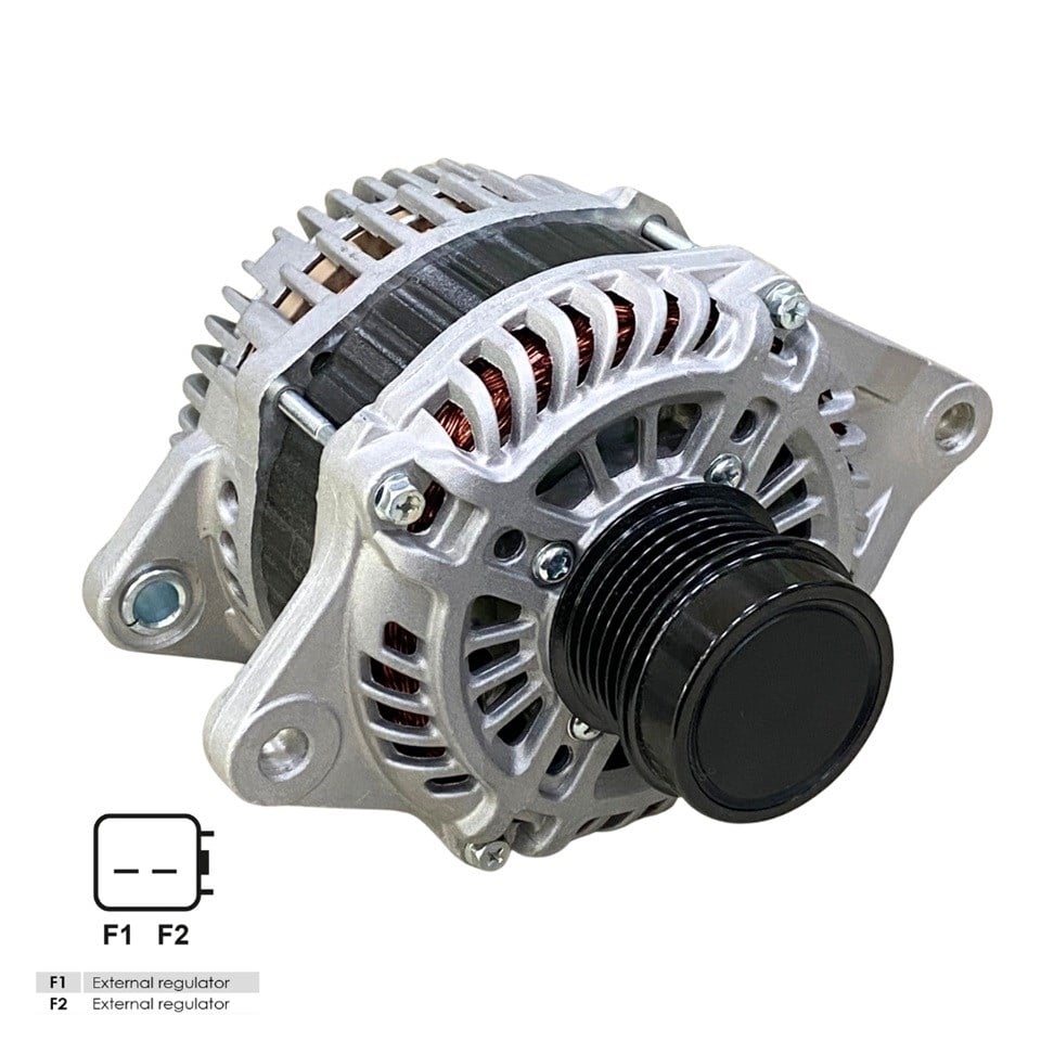 12V ALTERNATÖR DİNAMO MITSUBISHI TİPİ 115 A (2 FİŞ) (F1 F2) CHRYSLER-DODGE-JEEP