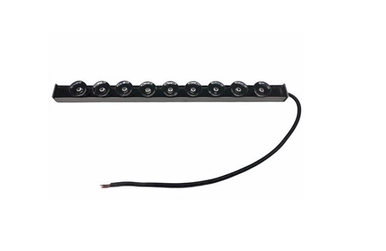 12V-24V PANJUR İÇİ EPOKSİ LAMBA MAVİ (9 LEDLİ) (265*28 MM)