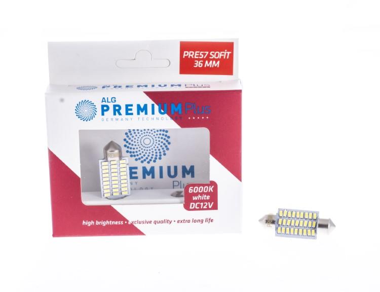 PREMIUM 12V SOFİT AMPUL 30 LEDLİ BEYAZ 6000K (36 MM) (2 AD)