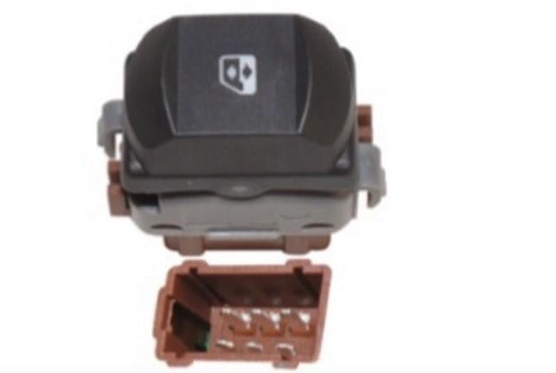 CAM ANAHTARI RENAULT CLIO/MEGANE II 2004 > (6 FİŞ SAĞ KAPI) (GRİ)