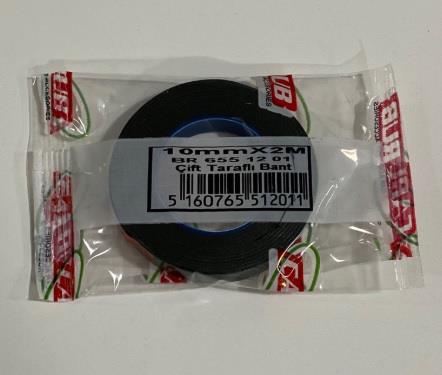 ÇİFT TARAFLI BANT 10 MM X 2 MT (YEŞİL-SİYAH)