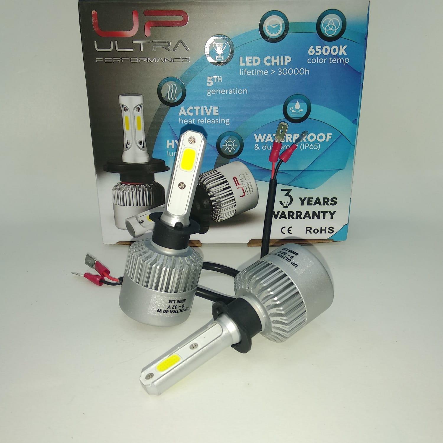 9-32V H1 COB LED XENON FAR AMPUL SETİ 40W 6500K 8000 LÜMEN