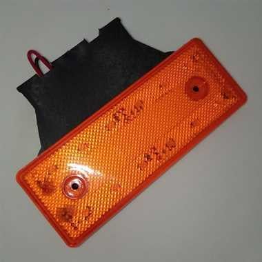 24V YAN SİNYAL LAMBASI DORSE SİDE MARKER SARI (12 LEDLİ)