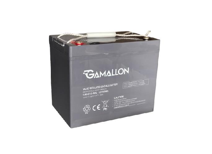 GAMALLON 12V 90 AH AKÜ DEEP CYCLE CARBON (260 X 169 X 215) (24 KG)