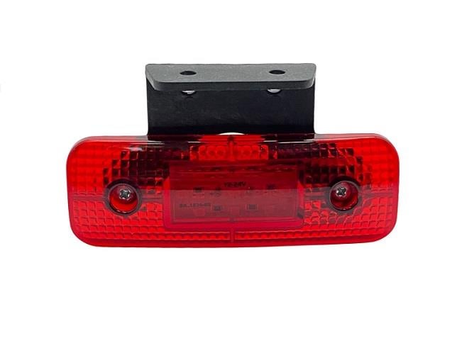 12V-24V YAN İKAZ LAMBASI DORSE SİDE MARKER KIRMIZI YM (9 LEDLİ)