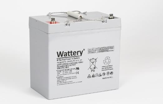 WATTERY 12V 55 AH JEL AKÜ (226*135*210)