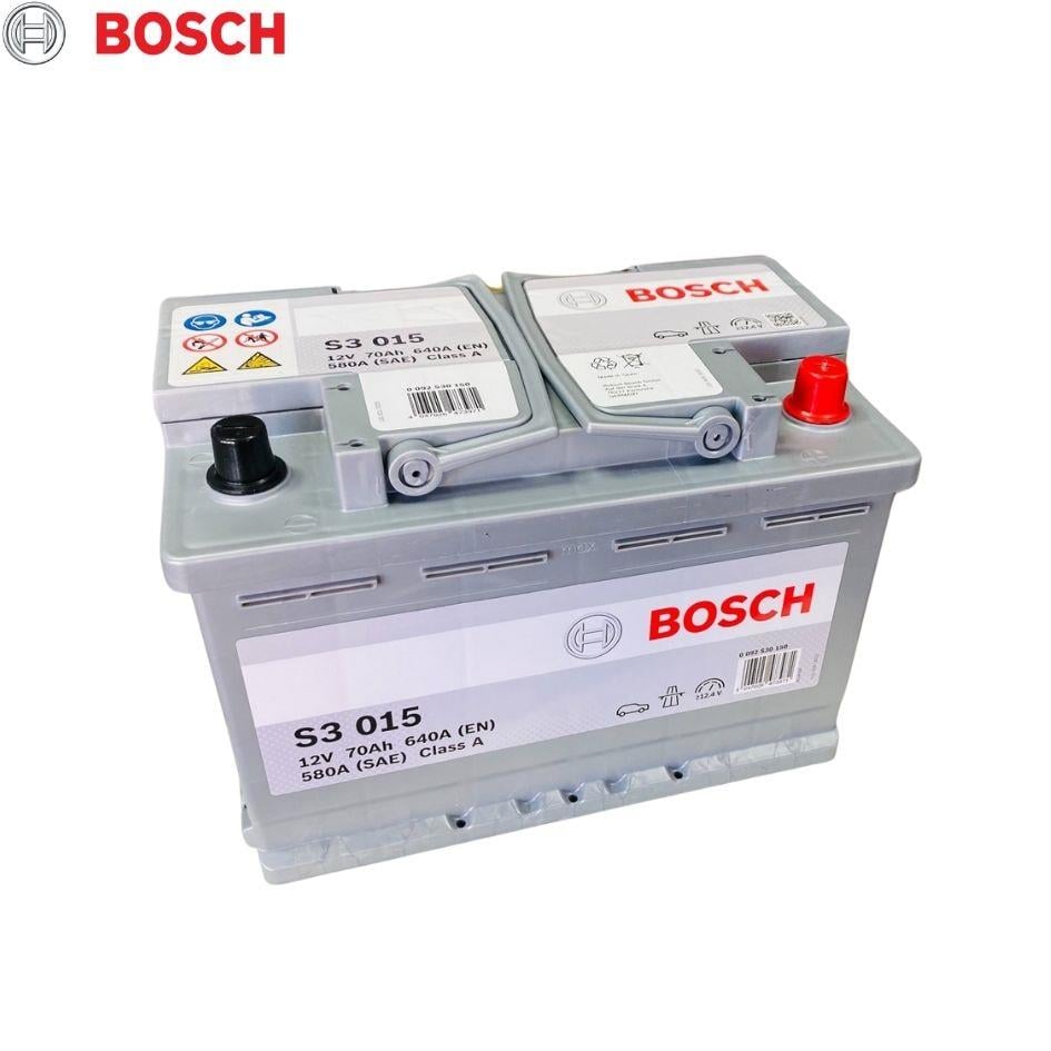 BOSCH 12V 70 AH AKÜ 640 A (EN) (S3 015) (278*175*190) (TIRNAKLI)
