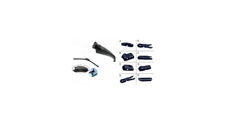 SİLECEK SÜPÜRGESİ 450 MM AEROTWIN (8 APARATLI)