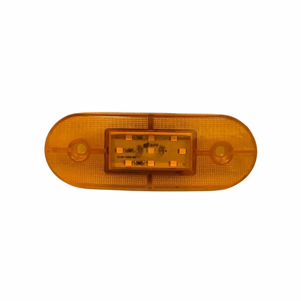 24V YAN SİNYAL LAMBASI DORSE SİDE MARKER SARI YM (9 LEDLİ) (113*40 MM)