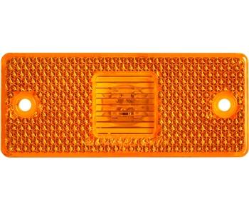 12V-24V YAN SİNYAL LAMBASI DORSE SİDE MARKER (4 LEDLİ) SARI