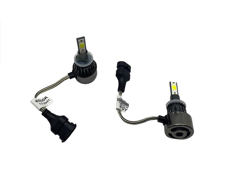 12V H27 COB LED XENON FAR AMPUL SETİ 6000K 8000 LÜMEN