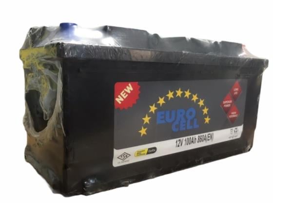 EUROCELL 12V 100 AH AKÜ 840 A (EN) (353*175*175) (ALÇAK) NEW HOLLAND-LG TRAKTÖR 2009 >