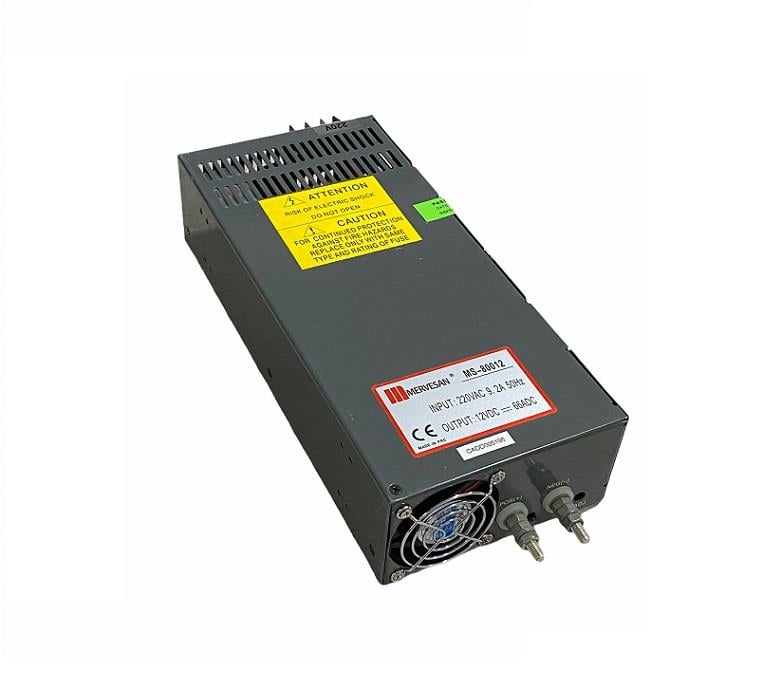 220V-240V AC GİRİŞ/12V DC ÇIKIŞ KONVERTÖR (VOLTAJ DÜŞÜRÜCÜ) (TRAFO) 66 A 800W (KUTULU) MT-800-12