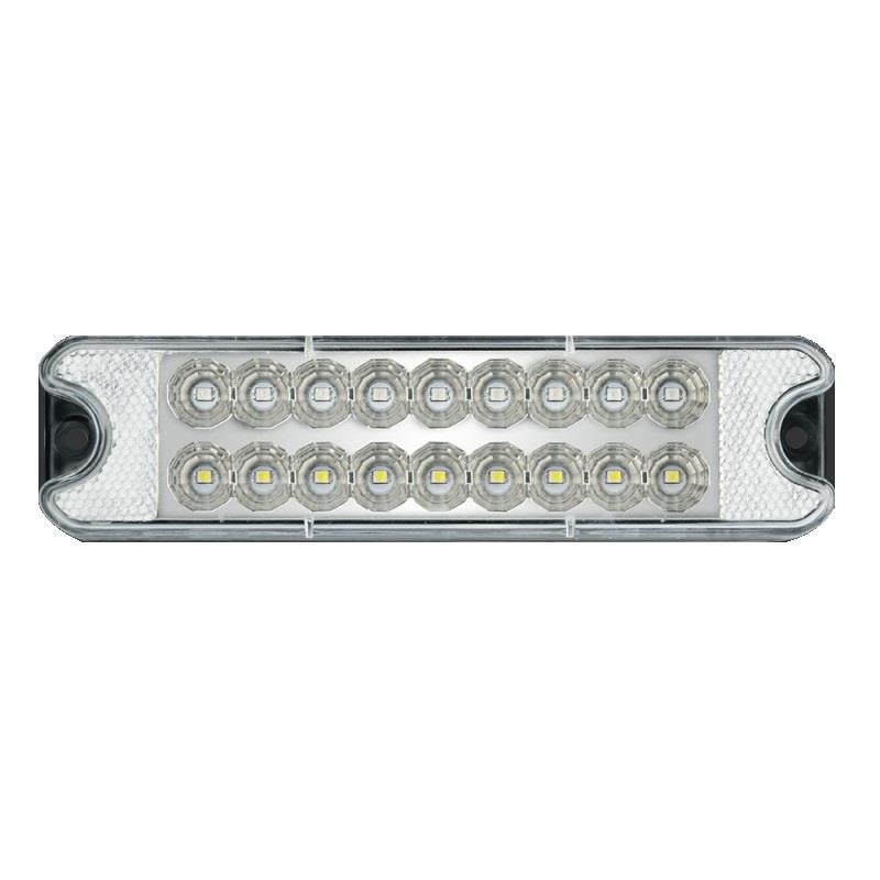 12V-24V STOP LAMBASI (LEDLİ) (KAYAR SİNYALLİ) (4 FONKSİYONLU) (190*50*30 MM)