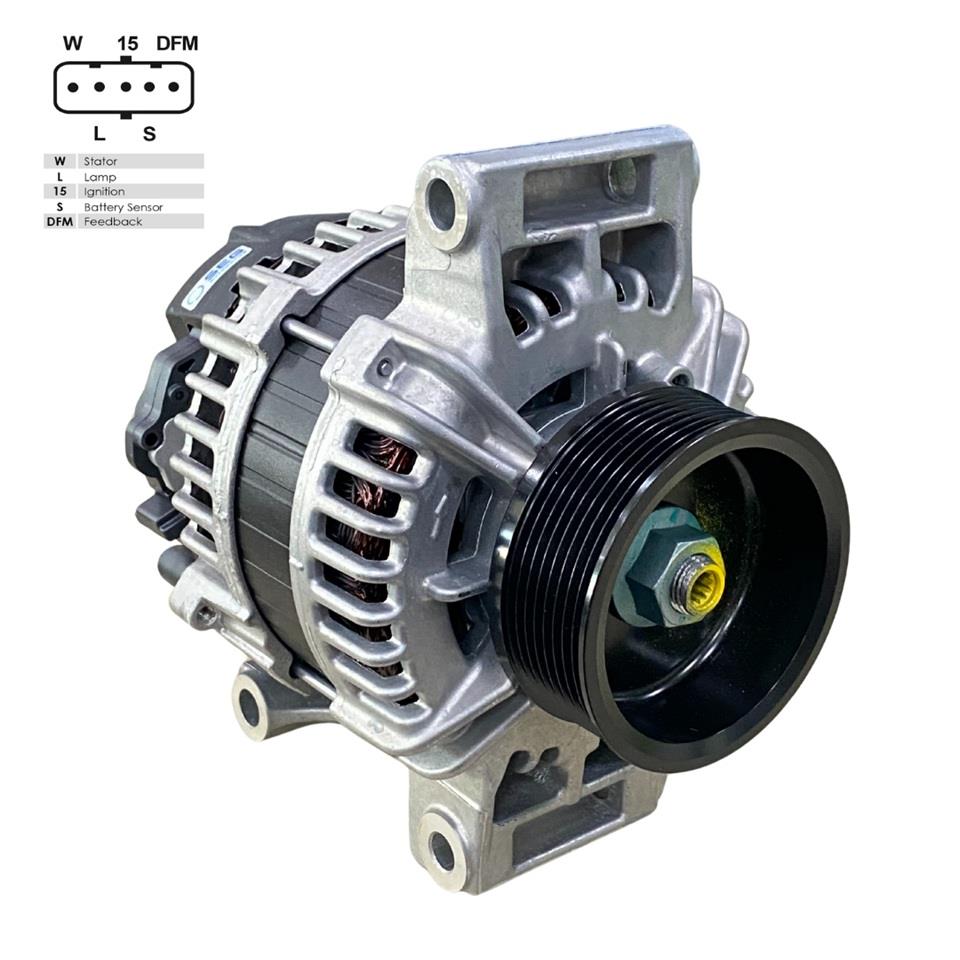 SEG 24V ALTERNATÖR DİNAMO 150 A (5 FİŞ SOKETLİ) (W-L-15-S-DFM) MERCEDES KAMYON-OTOBÜS