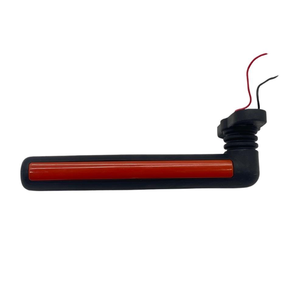 12V-24V DORSE DIŞ İŞARET BOYNUZ LAMBASI (NEON LEDLİ) KIRMIZI-BEYAZ (160 MM)