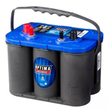 OPTIMA 12V 50 AH AKÜ MAVİ (BLUE) (CCA EN 815) (254*175*200) (TERS KUTUP) (4 KUTUPLU)