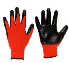 SANDER NITRIL ELDİVEN KIRMIZI-SİYAH NO:10 (1 ÇİFT)