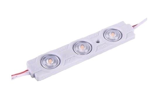12V PARMAK LAMBA MERCEKLİ 3-LEDLİ BEYAZ (67*15 MM)