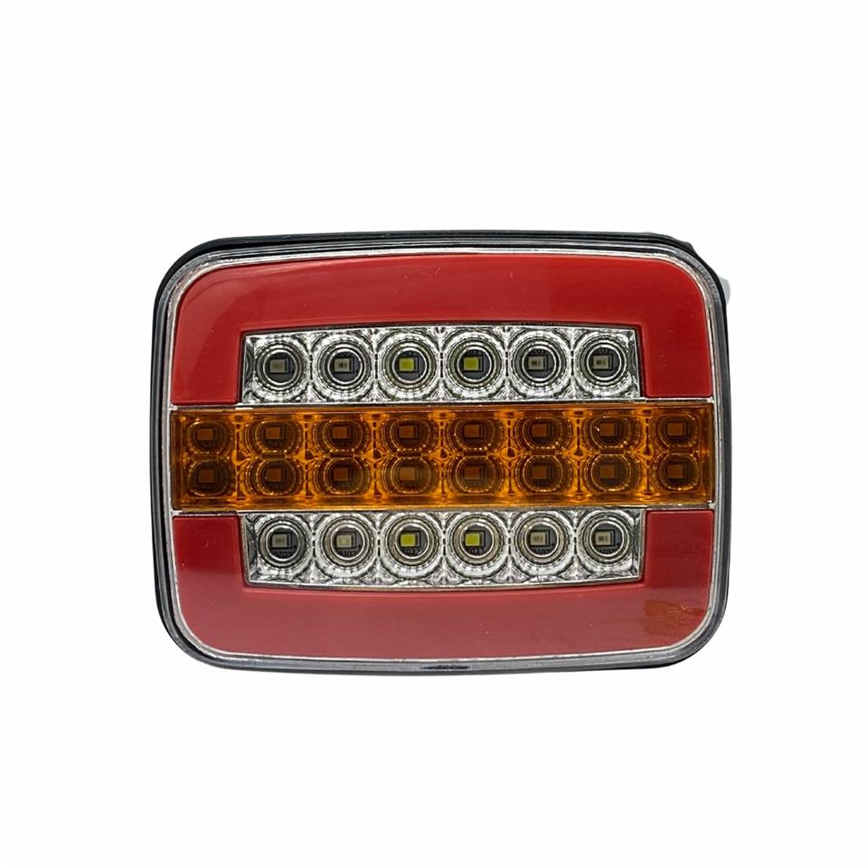 12V STOP LAMBASI (NEON LEDLİ) (4 FONKSİYONLU) (126*97*40 MM)