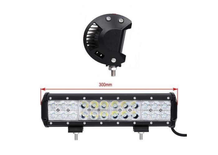 DEMMON 10V-30V LED LAMBA OFF-ROAD (24 X 3W) ÇİFT SIRA (30 CM ) BEYAZ